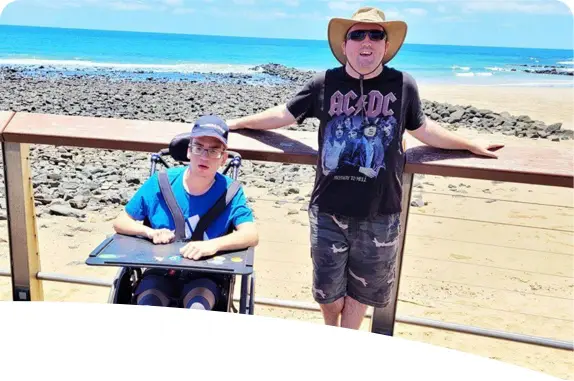Two People At The Beach — Supported Independent Living in Bundaberg, QLD